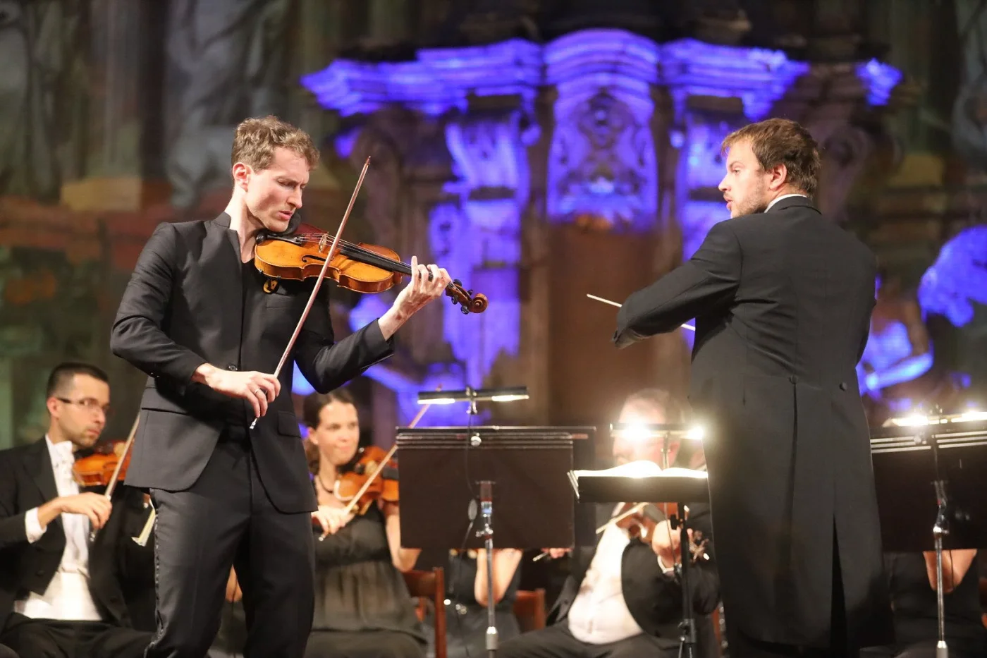 Jiří Kabát as a soloist with an orchestra